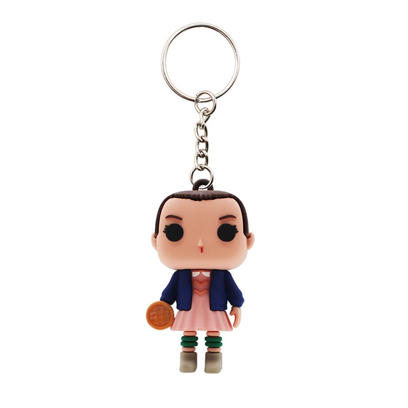 Móc Khóa Mô Hình Nhân Vật Phim Stranger Things Bằng PVC