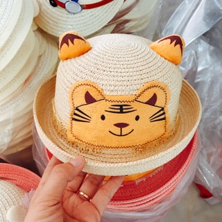 NÓN CÓI TAI HỔ ĐÍNH CON HỔ CỰC XINH CHO BÉ YÊU (Giá bèo)