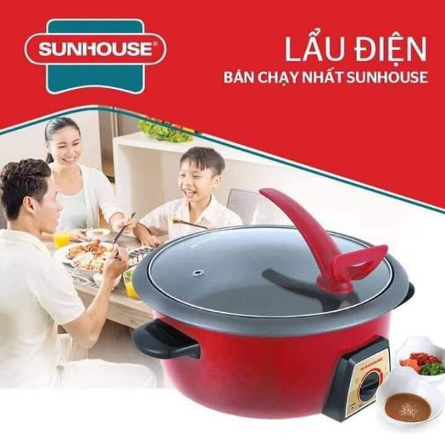 [Mã ELHADEV giảm 4% đơn 300K] Nồi lẩu điện Sunhouse SHD4520