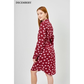 Đầm Decembery Dáng Sơ Mi Cổ Đức