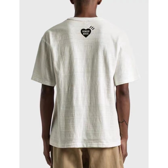 Human Made 21ss Tiger Head Print Tiger Casual Couple Bamboo Cotton Cylindrical Short Sleeve T-Shirt