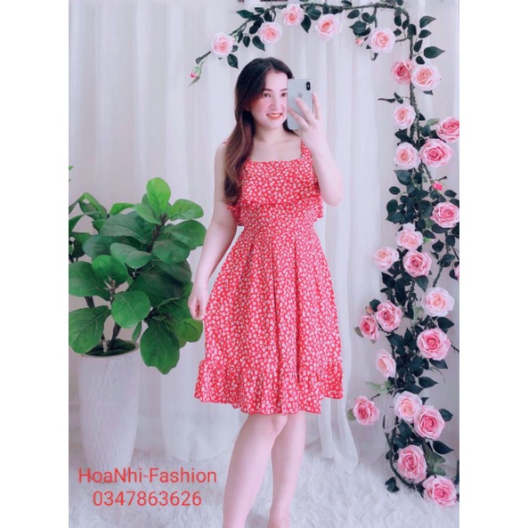 Đầm nữ hai dây đuôi cá chất liệu lụa Nhật cao cấp siêu mát siêu mịn | BigBuy360 - bigbuy360.vn