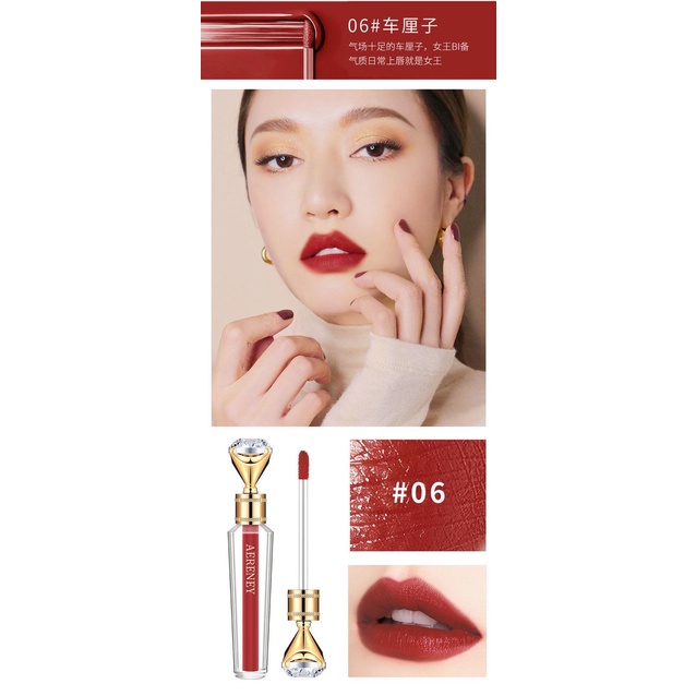Son Kem Lì AERENEY Thiết Kế Vỏ Kim Cương 3.6g