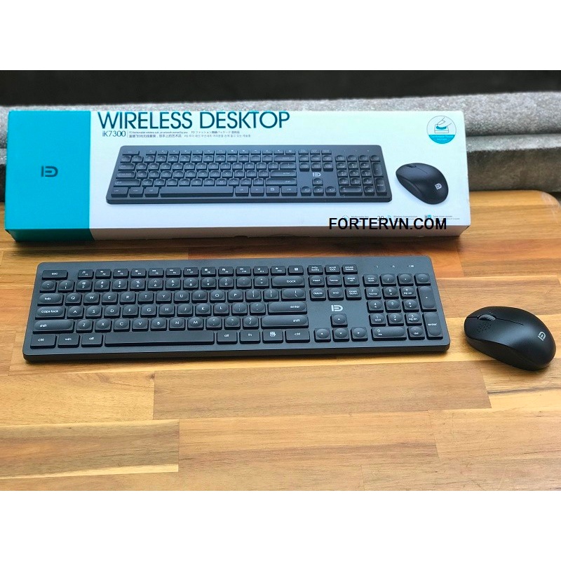 Bộ bàn phím chuột không dây FORTER IK7300