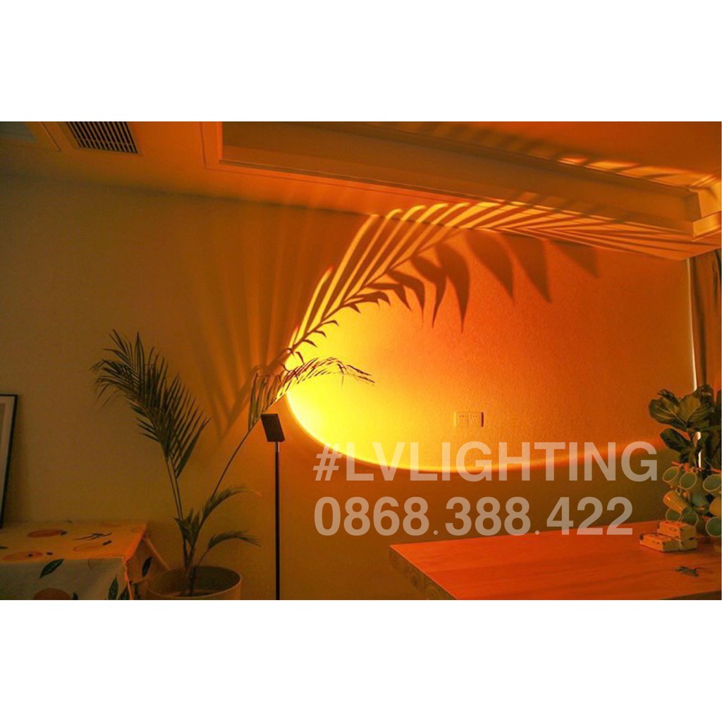 Đèn Sunset Cao 160cm dùng làm phông nền quay videos tiktok hoặc chụp ảnh mã 6364