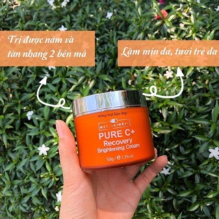 [ HÀNG CHÍNH HÃNG] Kem Dưỡng Trắng  Mediskinbyc Pure C+ Recovery Brightening Cream( BẢN MỚI 2020)
