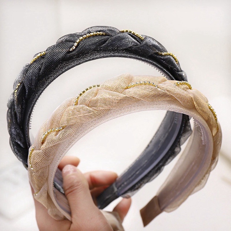 bờm đính đá cao cấp