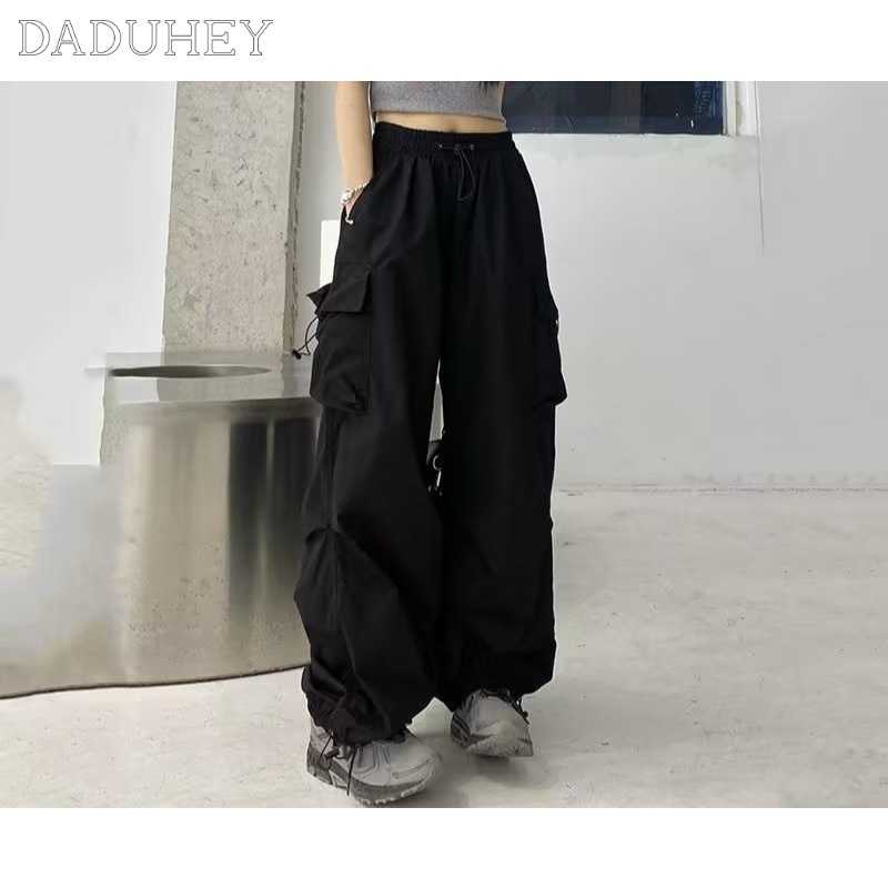 Quần jogger DaDuHey dài ống rộng phong cách đường phố Mỹ cổ điển cao cấp thời trang 2022 cho nam