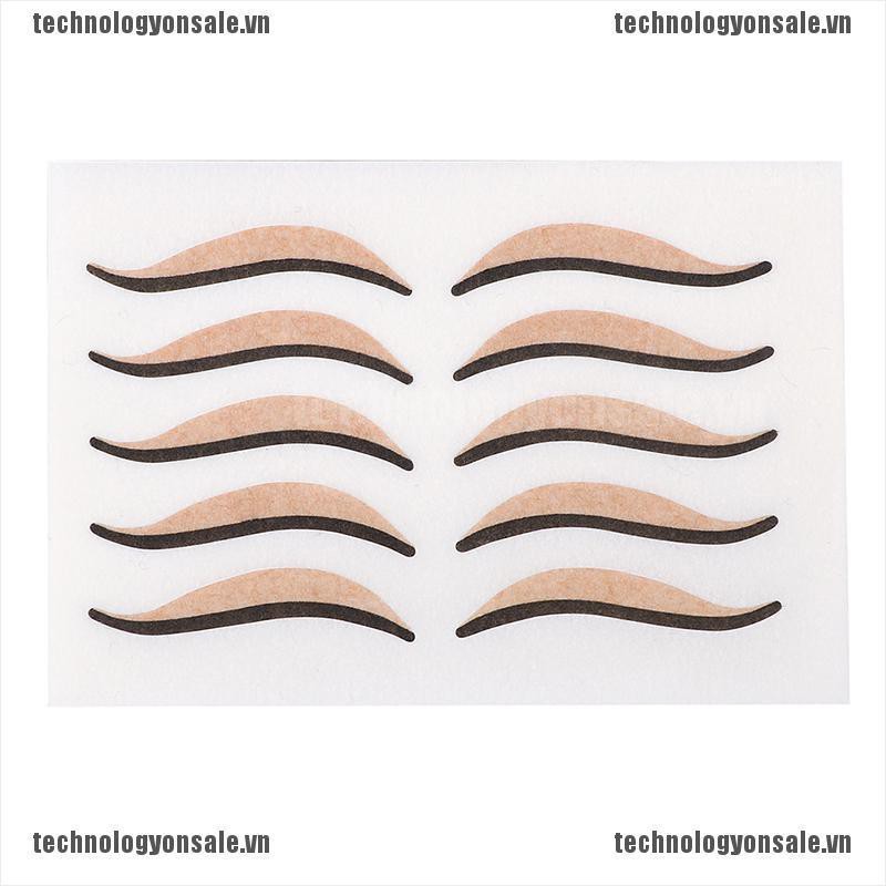 [Tech] 50Pcs/lot cat temporary eyeliner eye shadow sticker eye tattoo makeup cosmetic [VN]