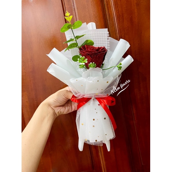 Bó 1 bông sáp nhũ , sỉ nhìu chỉ 20k