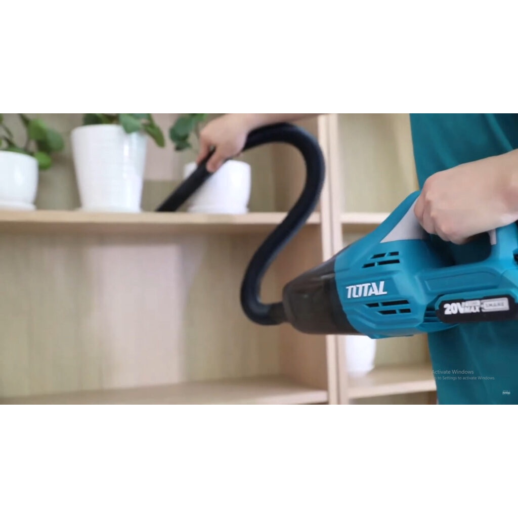 Máy hút bụi cầm tay PIN 20V 2.0A/4.0A TVLI2001 TOTAL TOOLS WORD Máy dùng PIN hút bụi xe oto bàn ghế gỗ, sofa