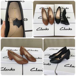 Giầy cao gót Clarks da  xịn 100%