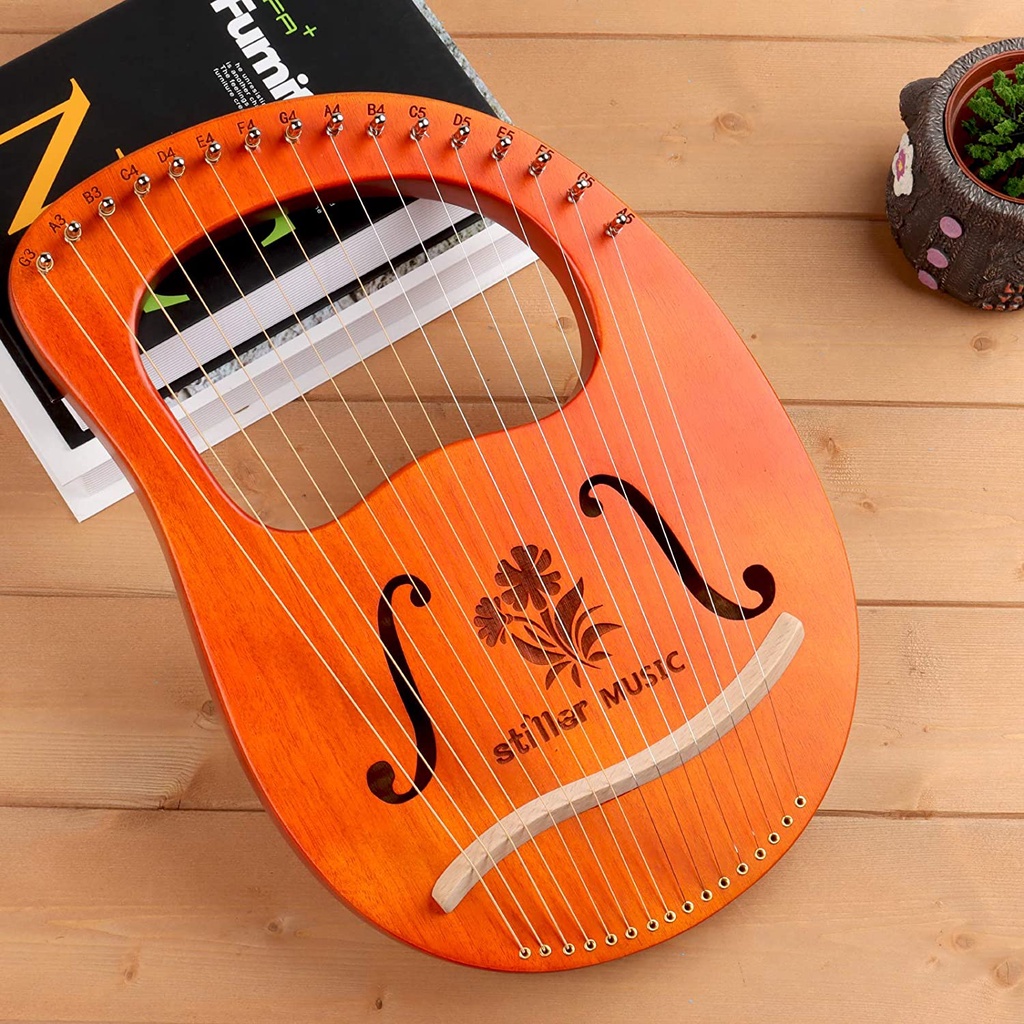 Đàn lyre 16 dây STILLER Gỗ Sitka Spruce -Tặng phụ kiện như hình STIME01759- Hàng chính hãng