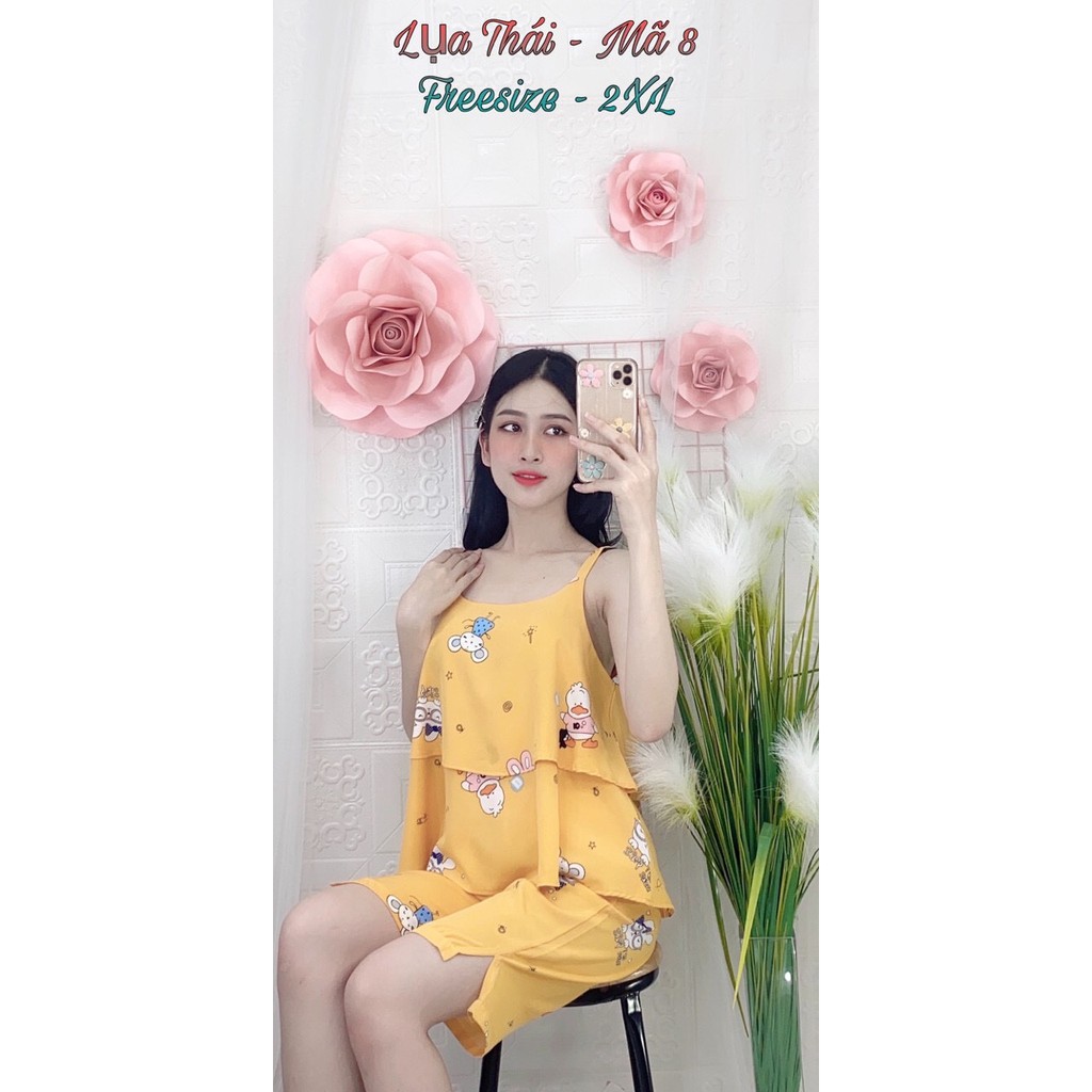 HOT - HOT - HOT - HÀNG MỚI VỀ PIJAMA LỤA THÁI CAO CẤP LỬNG 2 DÂY ĐƯỢC ƯA CHUỘNG NHẤT 2020 | BigBuy360 - bigbuy360.vn
