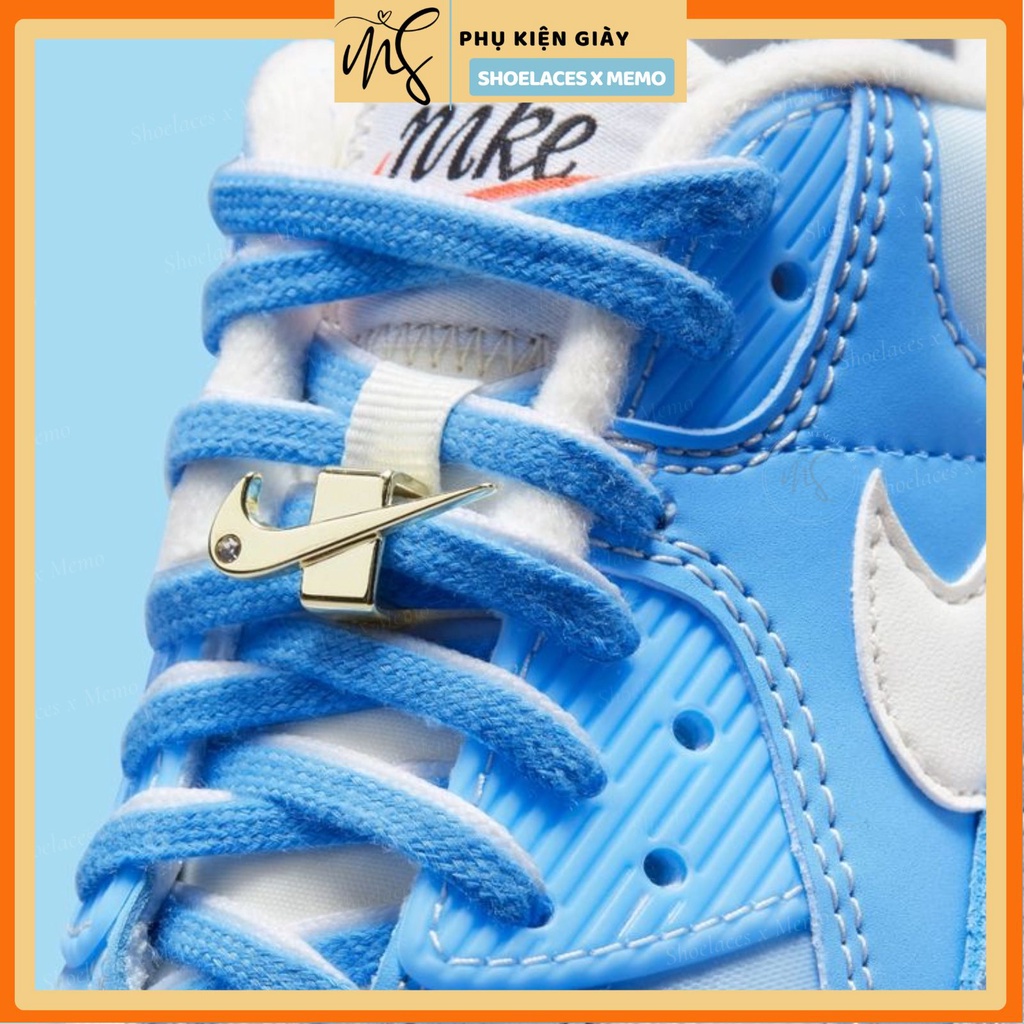 Phụ kiện giày lacetags logo swoosh Nike Dunk High First Use thumbnail