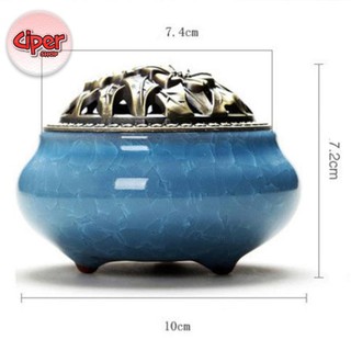 Lư gốm đốt trầm, xông trầm, khử mùi