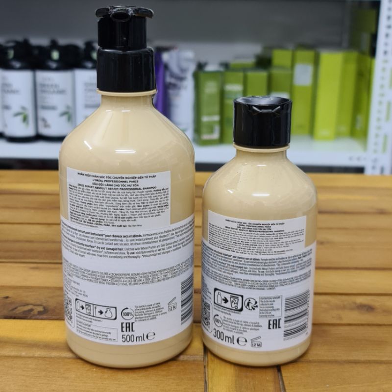 Dầu Gội xả L'oreal absolut repair chăm sóc tóc hư tổn 300ml - 500ml - 200ml
