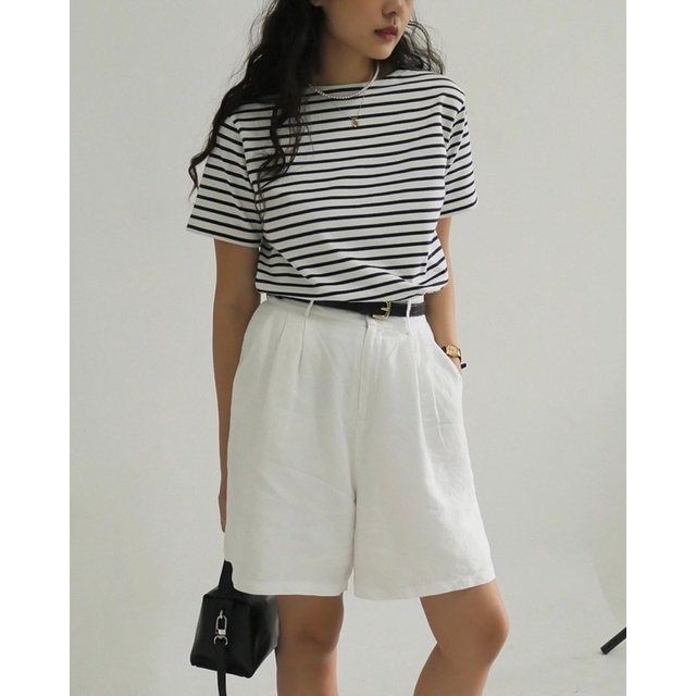 DE PLAGE - ÁO FRENCH STRIPED TAY NGẮN
