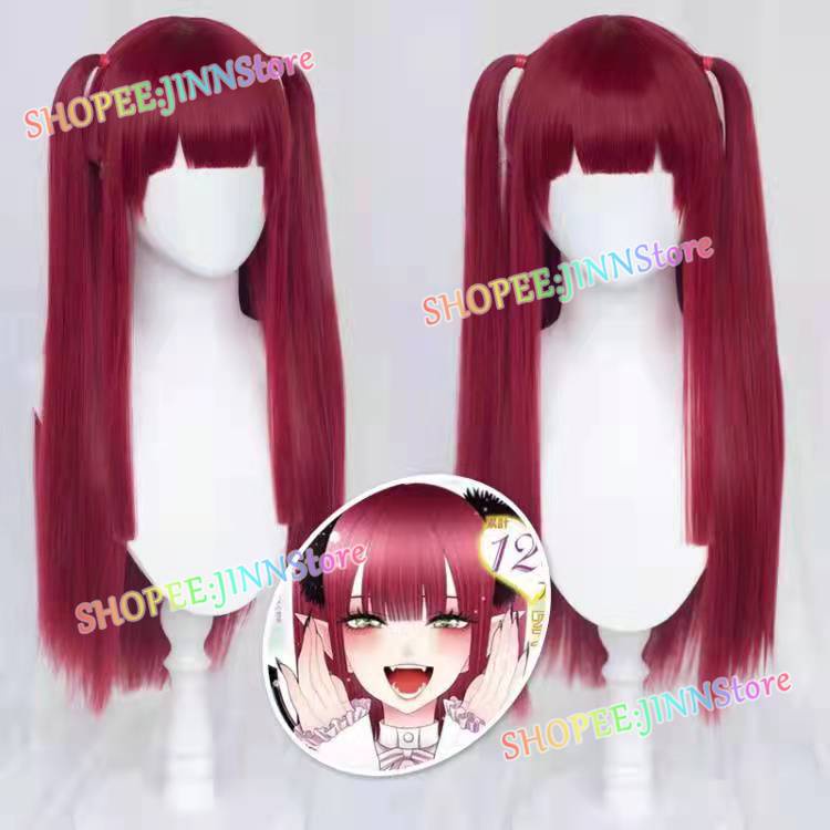 JINN hoạt hình Rizu Kyun Trang phục Cosplay My Dress-Up Darling Kitagawa Marin Tóc giả Đồng phục Gợi cảm Trang phục Ác quỷ cho Quà tặng Cô gái
