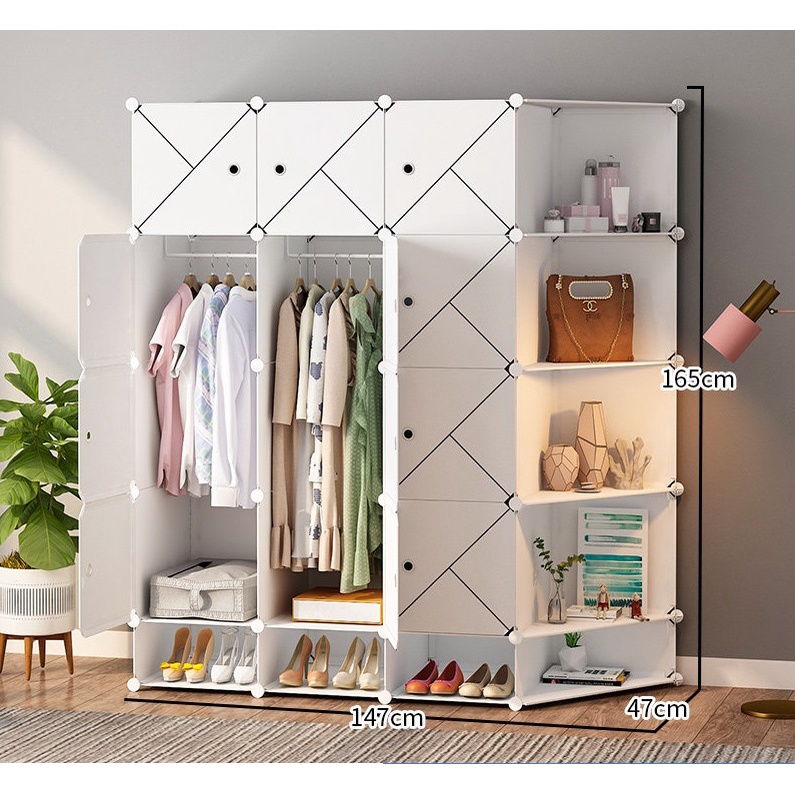 Tủ Ghép Nhựa - Tủ Quần Áo 20 Ngăn Size To, Nhiều Mẫu Mã, Chọn Theo Phân Loại Hàng
