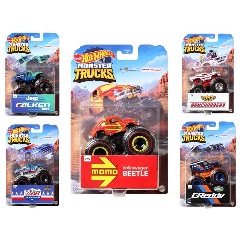 Hot Wheels Xe Tải Quái Vật Kỷ Jura Độc Đáo