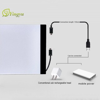 Đèn Led Chiếu Bảng Vẽ Cỡ A4 Kèm Dây Cáp