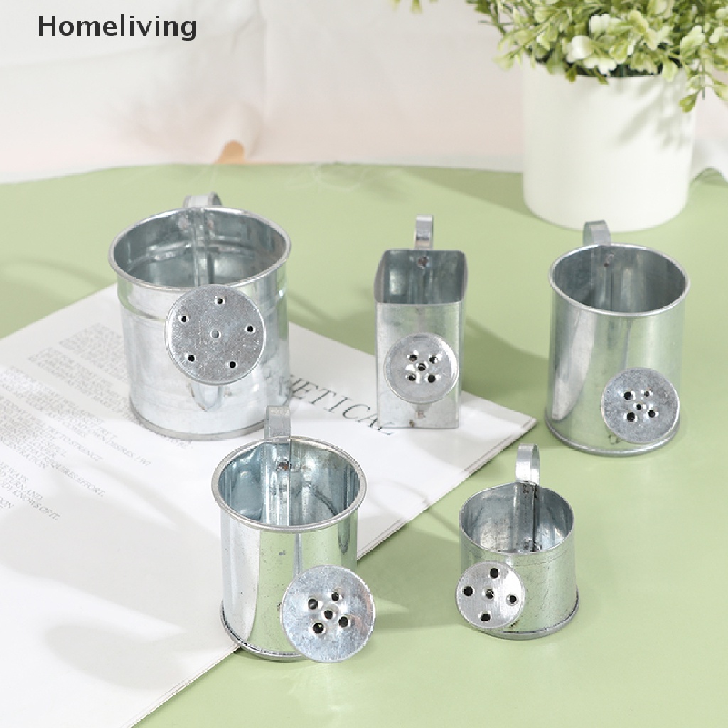 Bình Tưới Cây Mini Bằng Kim Loại Dùng Trang Trí Nhà Búp Bê