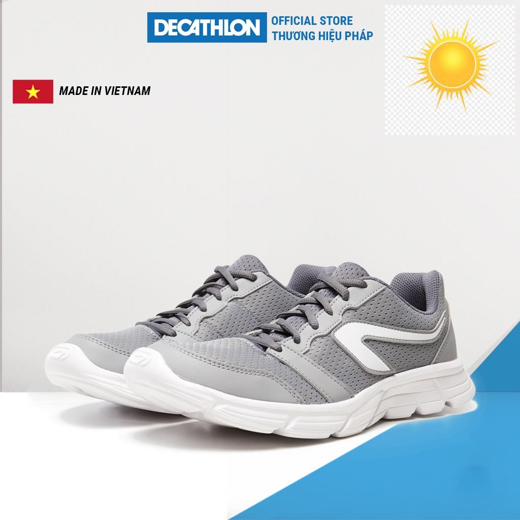 Giày chạy bộ nam KALENJI Run One siêu nhẹ - Xám