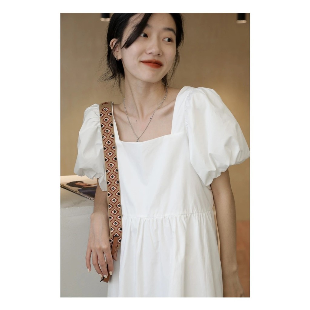 Váy nữ cổ vuông, đầm váy dự tiệc, đi chơi | BigBuy360 - bigbuy360.vn