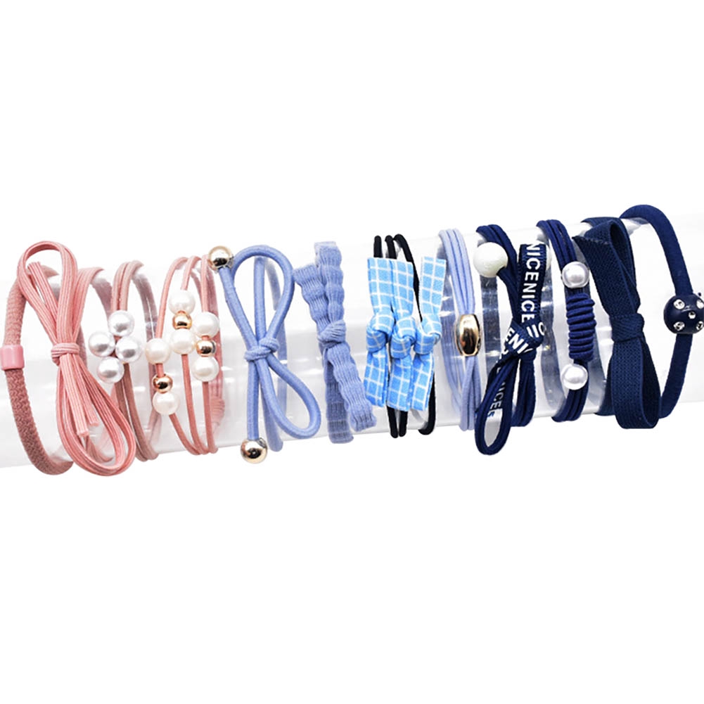 Set 12 Dây Buộc Tóc Jp5 Xinh Xắn Cho Nữ
