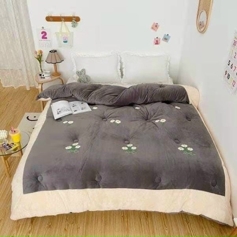 [Nhập xịn] Chăn đông ❤️ Freeship ❤️ Chăn lông cừu UGG đại hàn ❤️ 4kg, 2mx2m3 shop KUMO