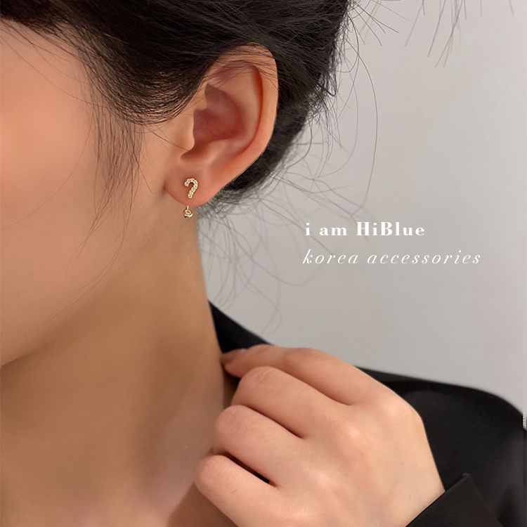 Bông Tai Đính Đá Lấp Lánh Sáng Tạo Thời Trang Hàn Quốc Cho Nữ