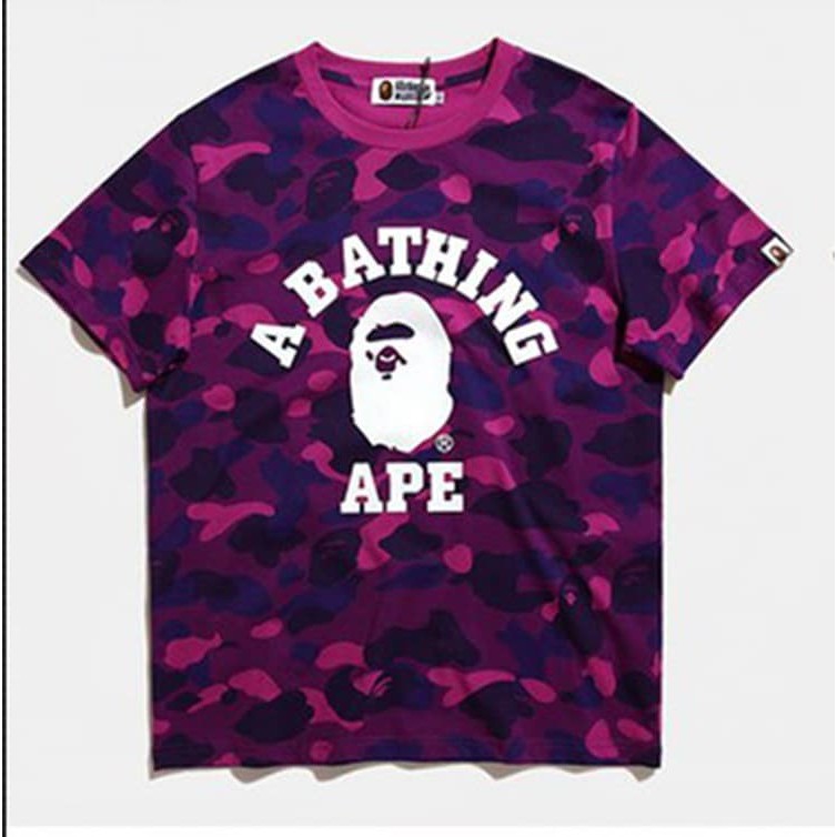 [Freeship] Áo thun Bape camo tím ,áo phông Bape camo tím, t-shirt bape,tee Bape