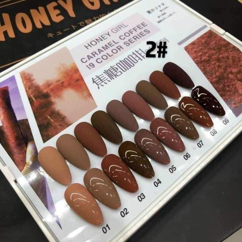 Set 9 màu sơn gel HONEY GIRL siêu phẩm ( HOT)