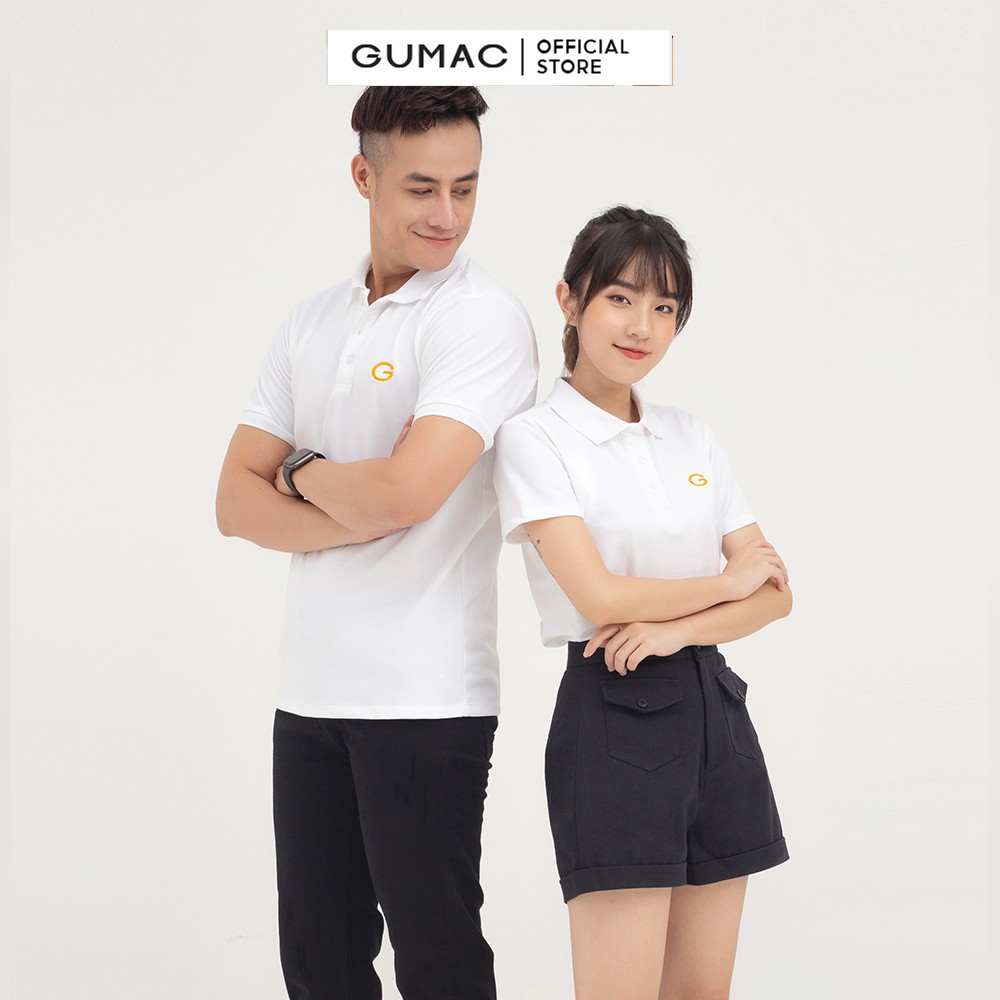 [Mã WABRGM11 giảm 10% đơn 250K] Áo thun thêu chữ G GUMAC trẻ trung, cá tính nhiều màu ATB810 | BigBuy360 - bigbuy360.vn