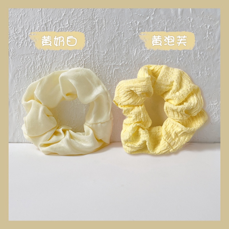 Set 1 / 2 / 4 Dây Buộc Tóc Co Giãn Thời Trang Hàn Quốc