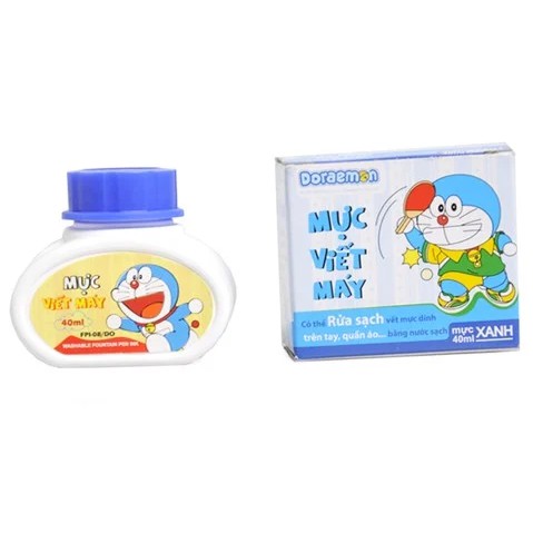 [Mã LIFE0803ALL giảm 10% đơn 0K] Mực bút máy Điểm 10 Doraemon FPI-08/DO (Hộp 1 Lọ)