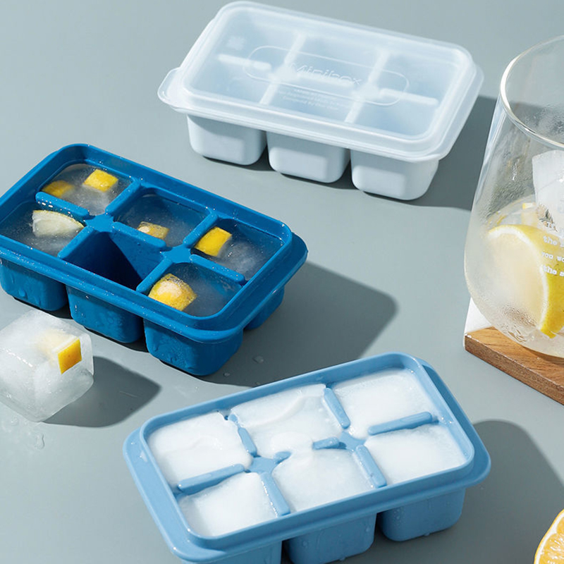 Set 3 khay làm đá bằng silicon tạo hình sáng tạo đa năng