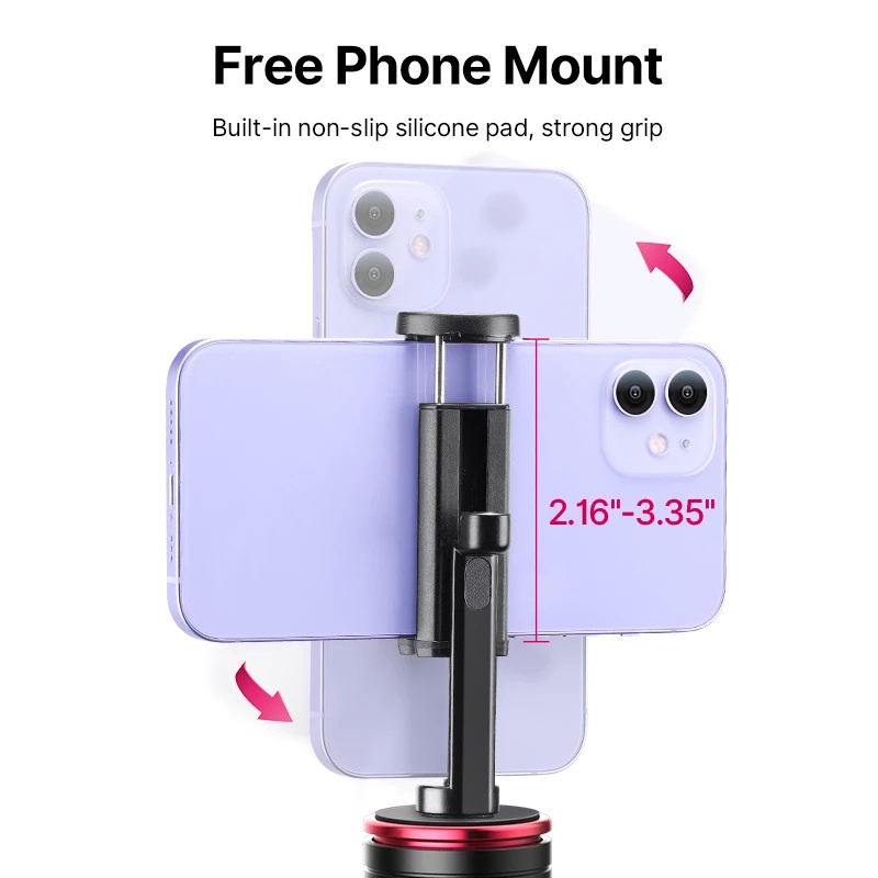 ULANZI MT-54 - Chân Tripod Cao 155cm Dành Cho Điện Thoại Và Máy Ảnh