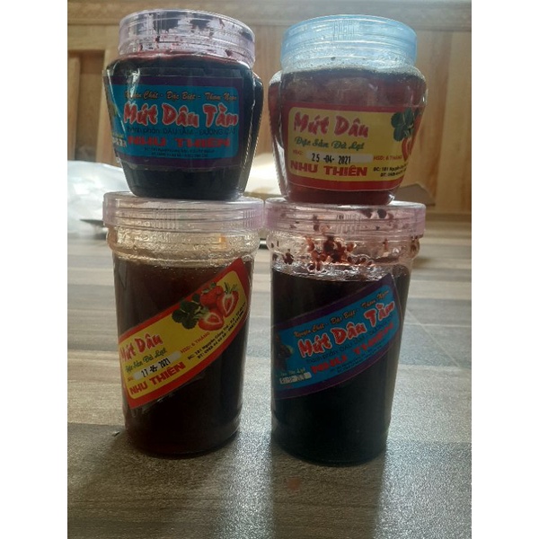 Mứt dâu tây ,dâu tằm nguyên xác Đà Lạt