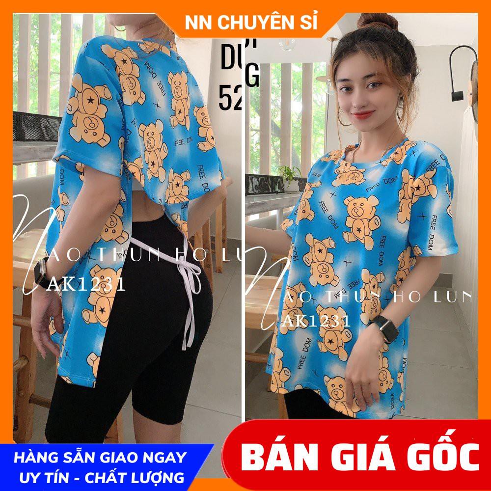 ÁO HỞ LƯNG PHOM RỘNG 3/4 CỘT DÂY NƠ SAU LƯNG ⚡ẢNH TỰ CHỤP⚡ ÁO LOANG MÀU ⚡ ÁO BÒ SỮA ⚡ ÁO CỘT DÂY ⚡ ÁO THUN PHOM RỘNG