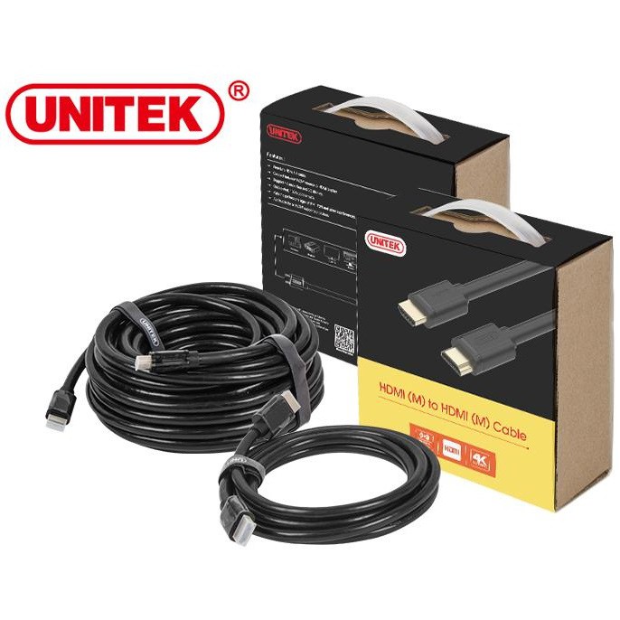 Cáp HDMI 4K Ultra HD 3D 5 mét Unitek Y-C140