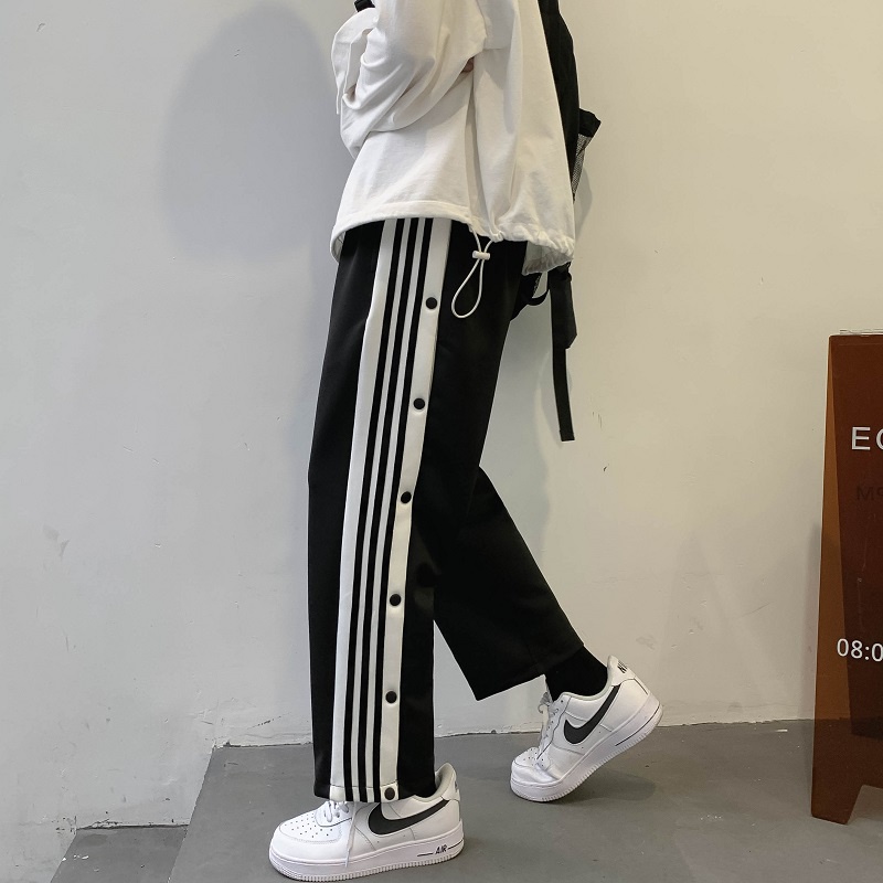 Quần dài cho nam ống rộng thời trang phong cách Hàn Quốc