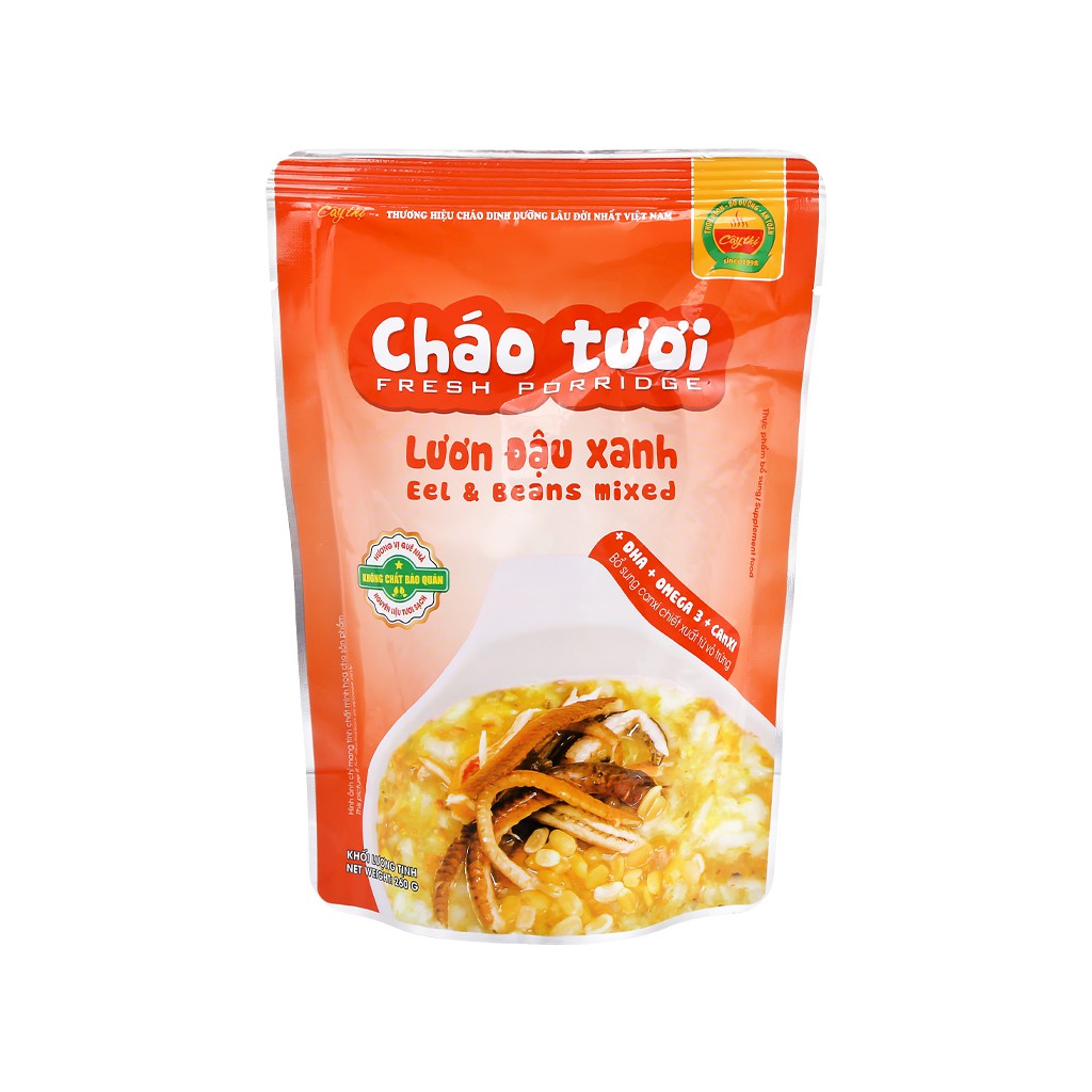 Cháo tươi lươn đậu xanh Cây Thị gói 260g