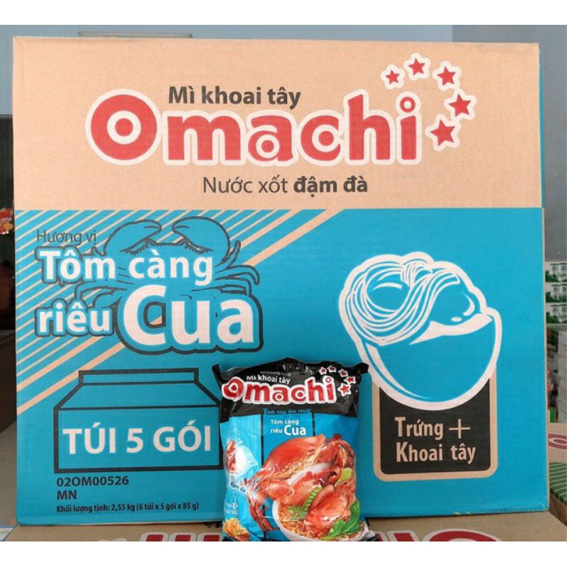 [MUA CÀNG NHIỀU CÀNG RẺ] THÙNG OMACHI SỢI KHOAI TÂY 30 GÓI