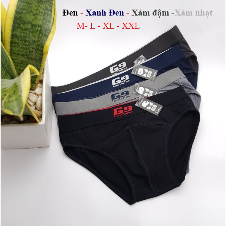 Combo 5 Quần Lót Nam Tam Giác Cotton Cao Cấp- G9