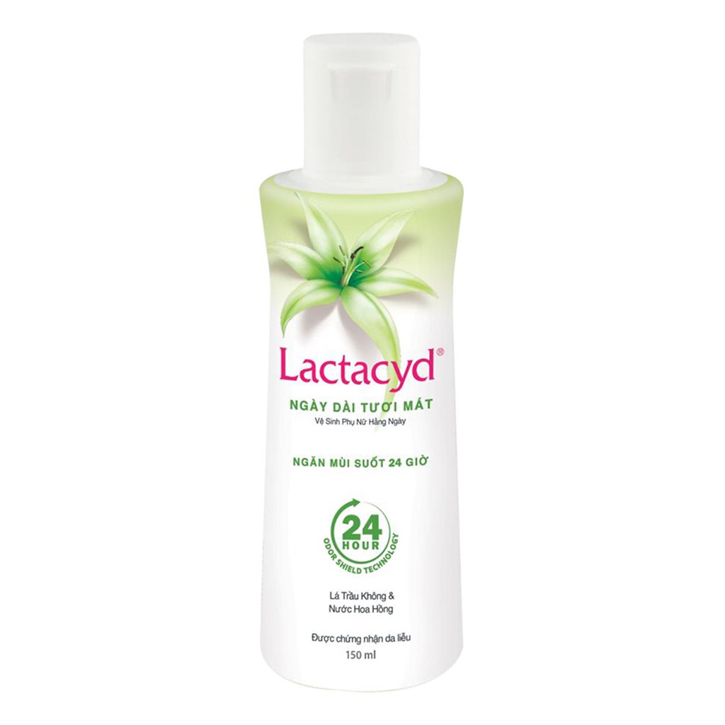 Dung Dịch Vệ Sinh Phụ Nữ Lactacyd Ngày Dài Tưoi Mát 150ml