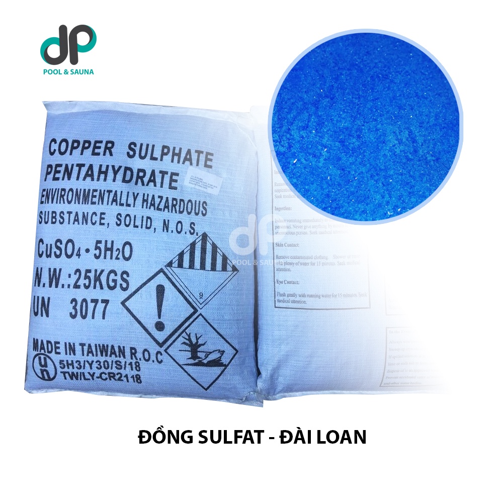 1KG ĐỒNG SUNFAT CuSO4  - DIỆT RÊU TẢO HỒ BƠI, SÁT KHUẨN, DIỆT KÝ SINH TRÙNG TRONG NUÔI TRỒNG THỦY SẢN