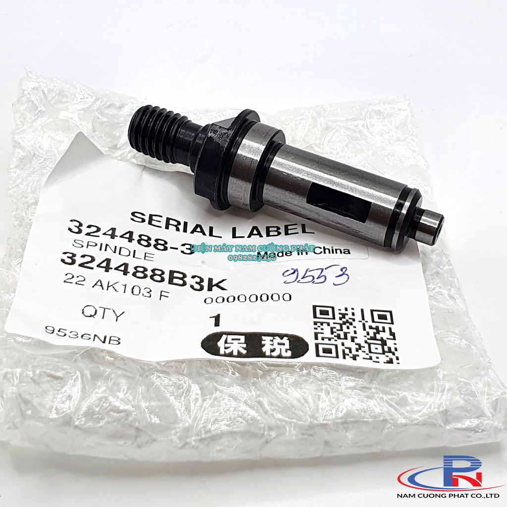 Trục nhông máy mài góc 9553 9556 DGA402 Makita 324488-3