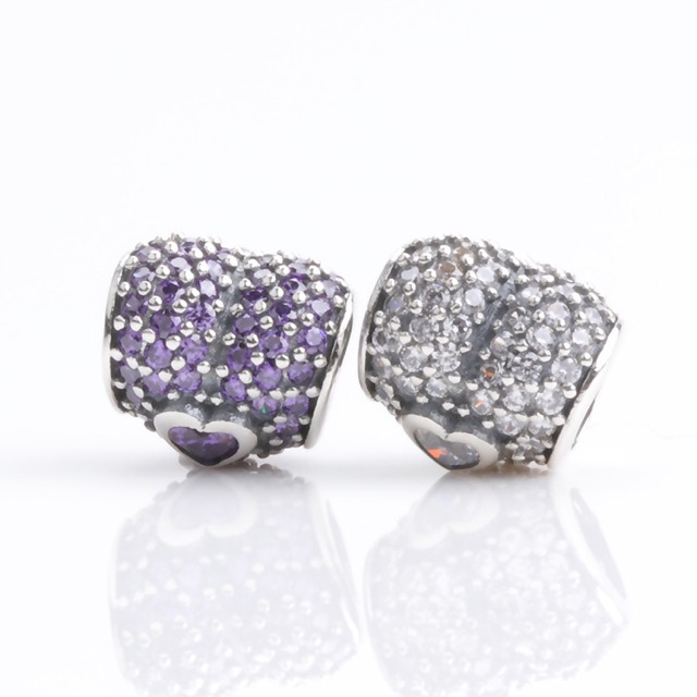 KHO SỈ  Charm trái tim đính đá siêu xinh - Hàng loại 1 cực đẹp PL039